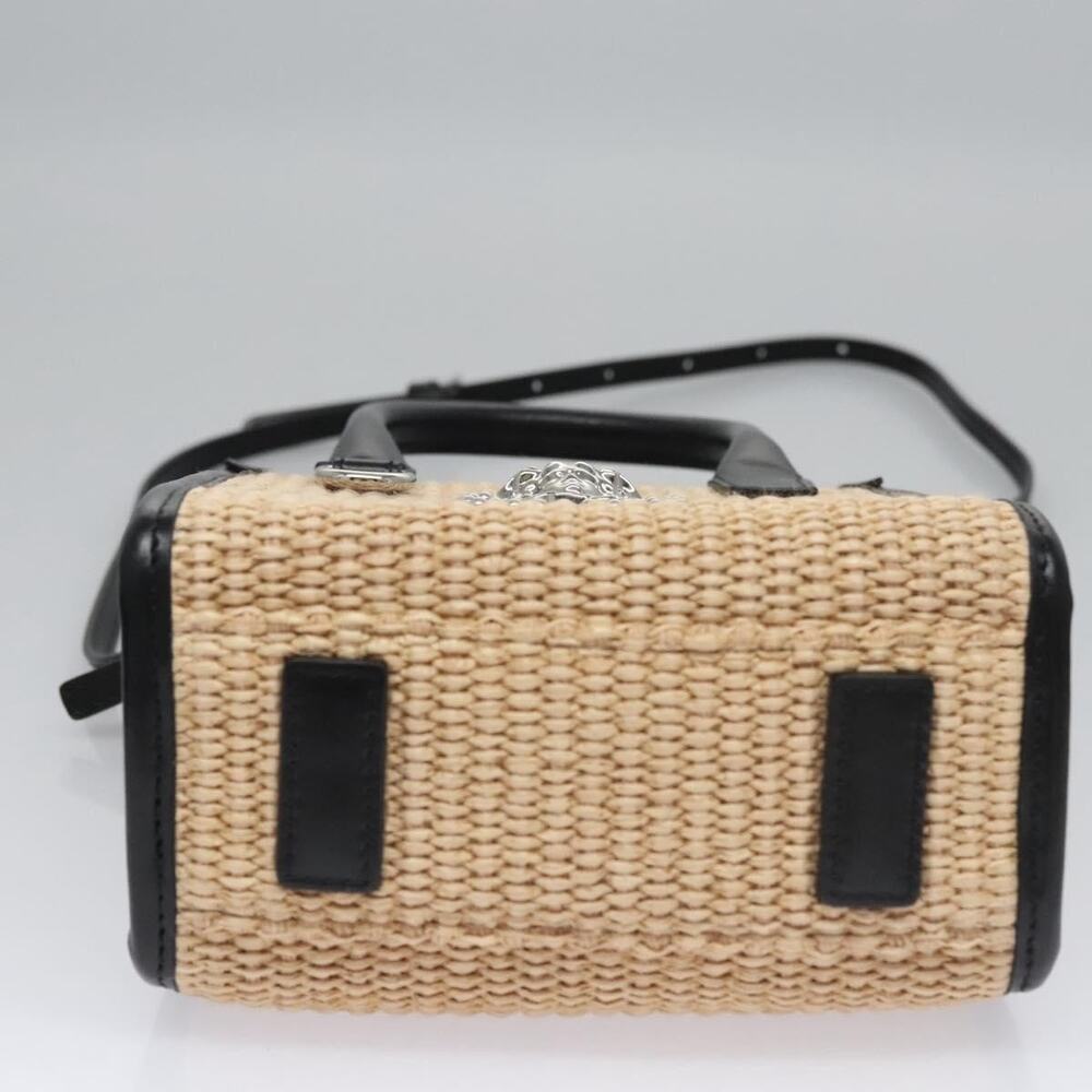 Versace Raffia Handbag Beige - Picture 5 of 15
